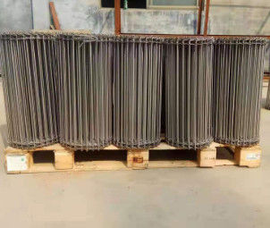 광택 스테인리스 스틸 메쉬 벨트 맞춤형 폭 강선 재질 포장 산업 및 컨베이어 자동화에 사용