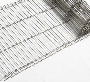 품질  Flat Flex 304 Stainless Steel Food Conveyor Belt Wire Mesh 공장