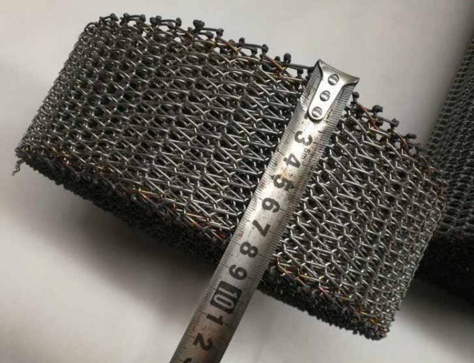 높은 고온 314 310s 스테인레스 강 나선형 메쉬 컨베이어 체인 벨트 금속 13