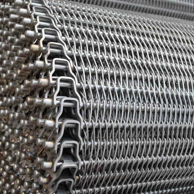 SUS316L 스테인레스 강 운반할 수 있는 컨베이어 벨트 제작 메쉬선 12